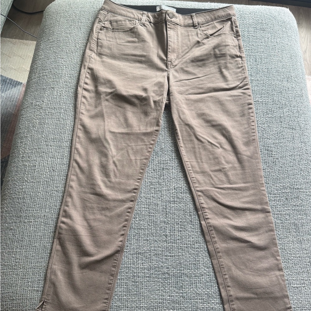 Wit & Wisdom Straight Leg Tan Jeans